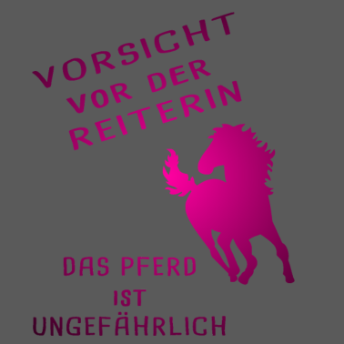 Motiv Pferde Reiten lustiger Spruch