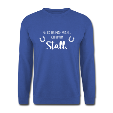 Pferde Pullover - Reiten & Pferde - Ich bin im Stall
