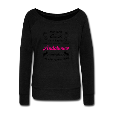 Pferde Pullover - Man kann Glück Geschenk kaufen - Pferd Andalusier