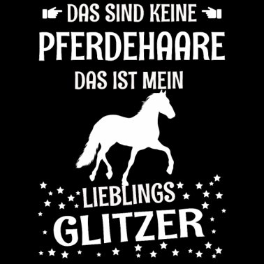 Motiv Pferdehaare Glitzer
