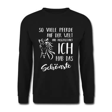 Pferde Pullover - So viele Pferde auf der Welt ich hab das Schönste