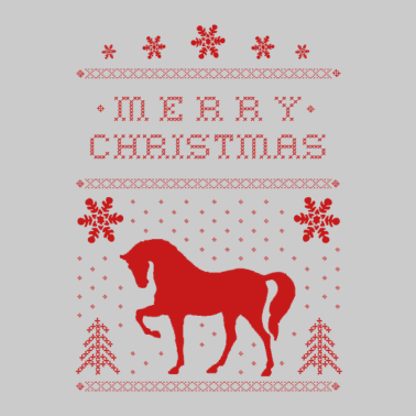 Motiv Weihnachten - Christmas - Xmas - Ugly - Pferd