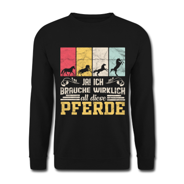 Pferde Pullover - Pferde Pferde Pferde