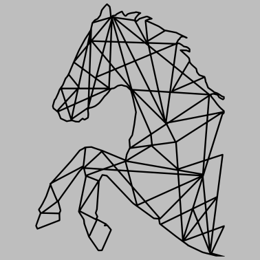 Motiv PFERD ,PFERDE Grafik mit Pferd