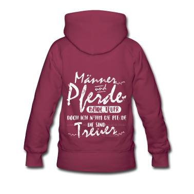 Pferde Hoodie - Männer und Pferde | Pferd Reiterin Hobby Pferde