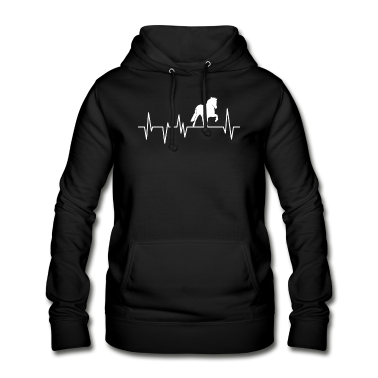 Pferde Hoodie - Pferde Herzschlag Reitsport Reiten Reiterin