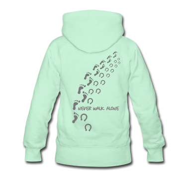 Pferde Hoodie - never walk alone horse