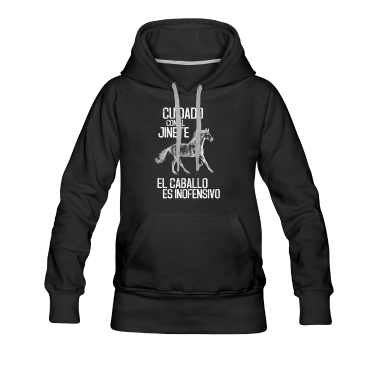 Pferde Hoodie - Cuidado con el jinete Caballo caballos