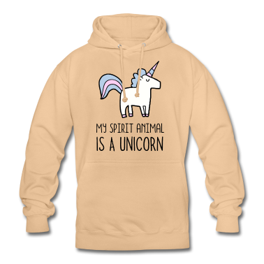 Pferde Hoodie - Einhorn Spirit Animal Fantasiewesen Geschenk