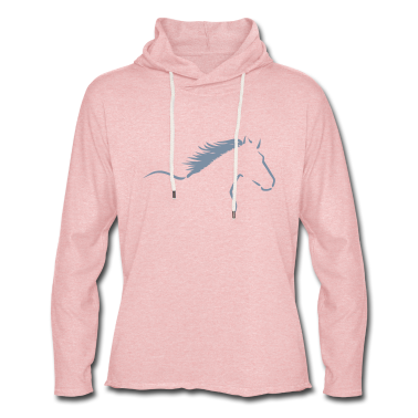 Pferde Hoodie - Zeichnung: Pferd mit wehender Mähne