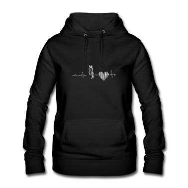 Pferde Hoodie - Pferd Herzschlag Heartbeat