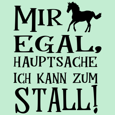 Motiv Pferde Stall Reiten Mädchen Geschenk Spruch