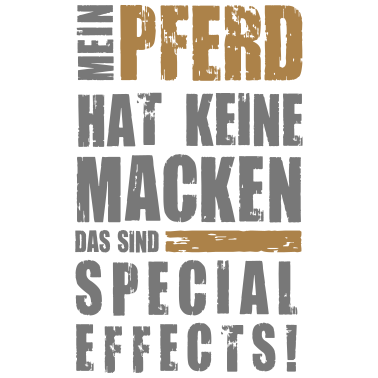 Motiv Keine Macken Pferd