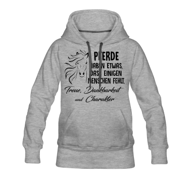 Pferde Hoodie - ++Pferde haben etwas++