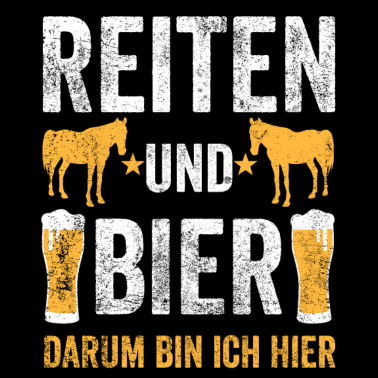 Motiv Reiten Bier Pferd