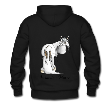 Pferde Hoodie - Wilder Wikinger Isländer - Pferd