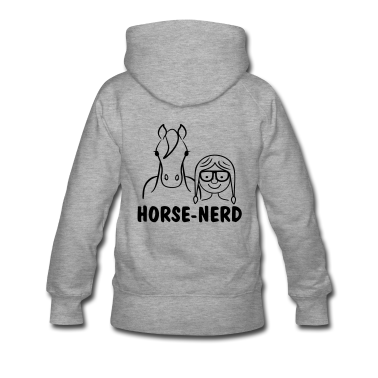 Pferde Hoodie - Pferdemotiv Horse-Nerd