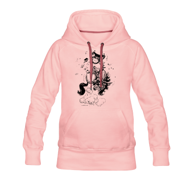 Pferde Hoodie - Thelwell Cartoon Rodeo