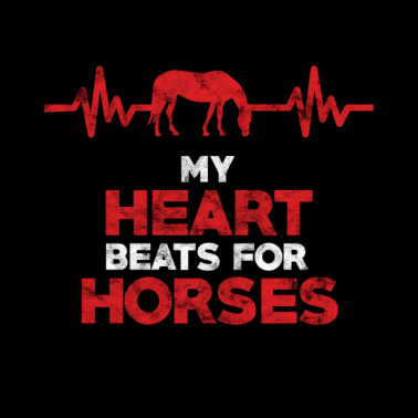 Motiv Herzschlag Herzfrequenz Pferde