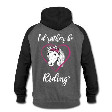 Pferde Hoodie - Reiterin Pferde Herz Geschenk