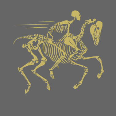 Motiv Ein Totes Pferd Reiten