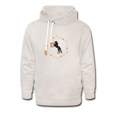 Pferde Hoodie - Pferd - Blumenkrone