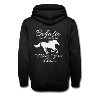 Pferde Hoodie - Behalte dein Einhorn mein Pferd ist viel Schöner