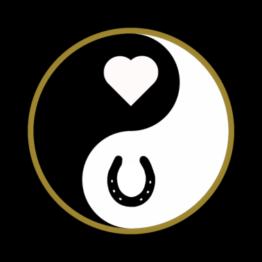 Motiv Yin Yang Pferd Reiter Reiterin