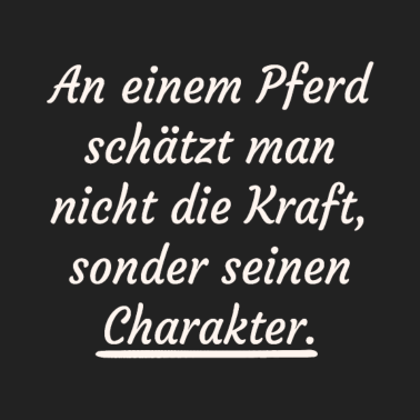 Motiv Pferd Pferde Spruch horse