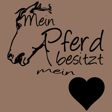 Motiv Mein Pferd - Mein Herz Geschenk