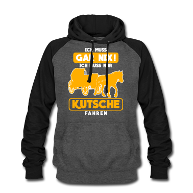 Pferde Hoodie - Kutsche Pferdekutsche Pferd Kutscher