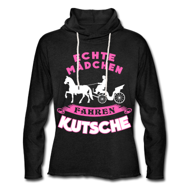Pferde Hoodie - Kutsche Mädchen Pferdekutsche Kutscher
