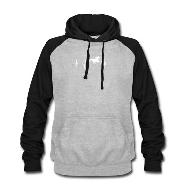 Pferde Hoodie - Reiter Herzschlag Pferd Pulschlag Geschenk