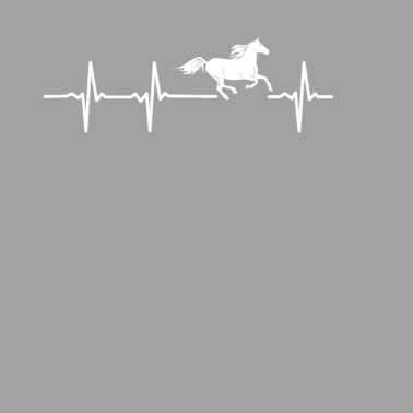 Motiv Reiter Herzschlag Pferd Pulschlag Geschenk