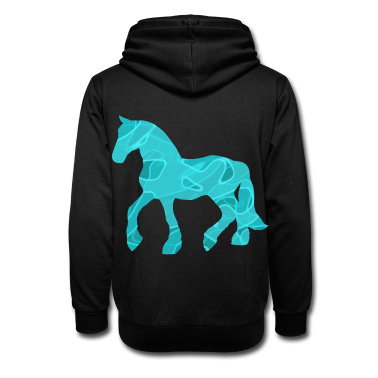Pferde Hoodie - Pferd Pferde Herz Reiten Mädchen Frauen Geschenk