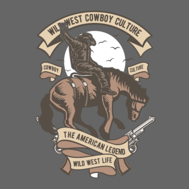 Motiv Wild West Cowboy Pferde Western Reiten Rodeo Pferd