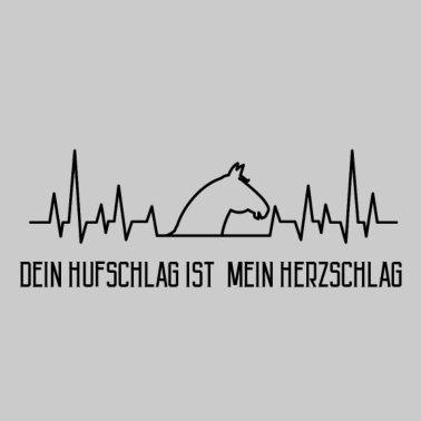 Motiv Dein Hufschlag ist mein Herzschlag Reitsport