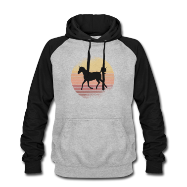 Pferde Hoodie - Pferd Sonnenuntergang Geschenk
