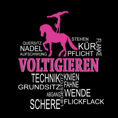 Motiv Voltigieren Volti Begriffen - Sport