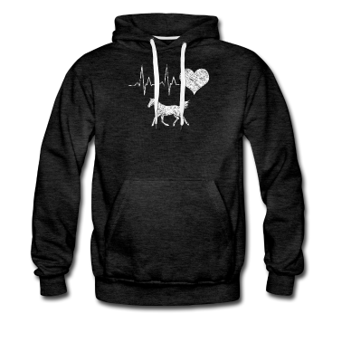 Pferde Hoodie - Pferdeliebe Pferd Herzschlag Geschenk für Reiter