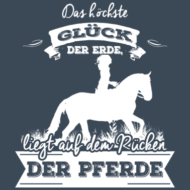 Motiv Das höchste Glück, liegt auf dem Rücken der Pferde