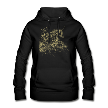 Pferde Hoodie - Pferdetraum Pferde Liebe Gold