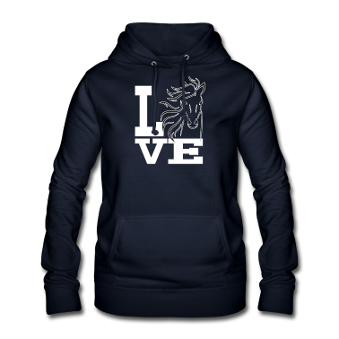 Pferde Hoodie - Love Pferde - Pferde Tshirt Reiterin Pferdesprüche