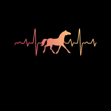 Motiv Pferd Herz EKG Herzschlag