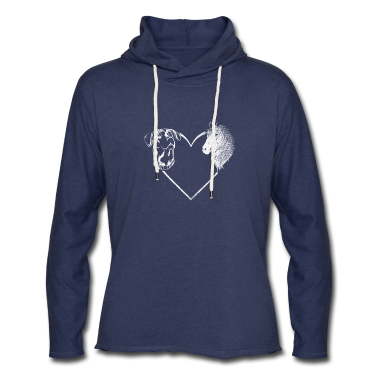 Pferde Hoodie - Pferd Hund Reiter