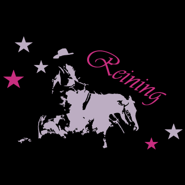 Motiv Sliding Stop Silhouette Westernreiter Sternen