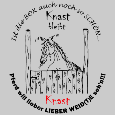 Motiv Trauriges Boxenpferd, Pro Offenstall