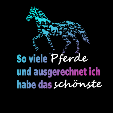 Motiv So viele Pferde und ich habe das schönste