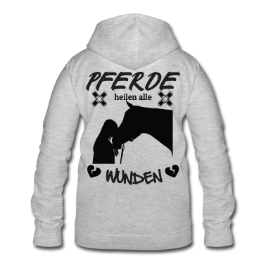 Pferde Hoodie - Pferde heilen alle Wunden