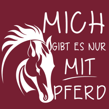 Motiv Nur mit Pferd
